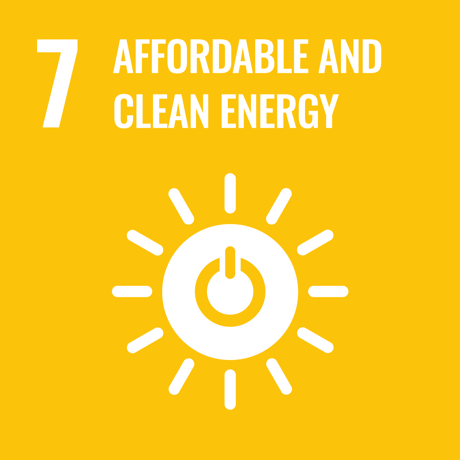 7 Affordable and Clean Energy 
