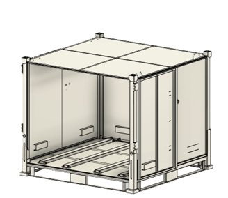 When the double-door is opened