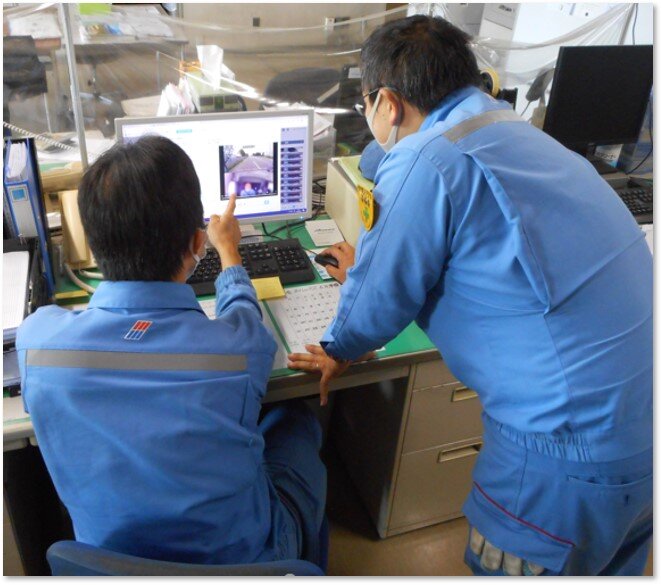 Content broadcasted at driver waiting area